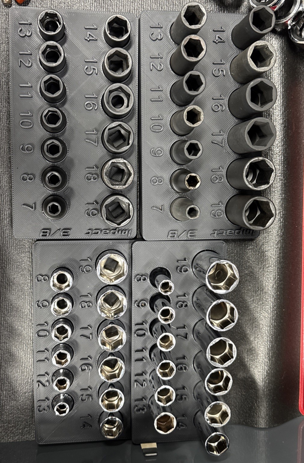 Harbor Freight Icon Socket Organizer 3/8