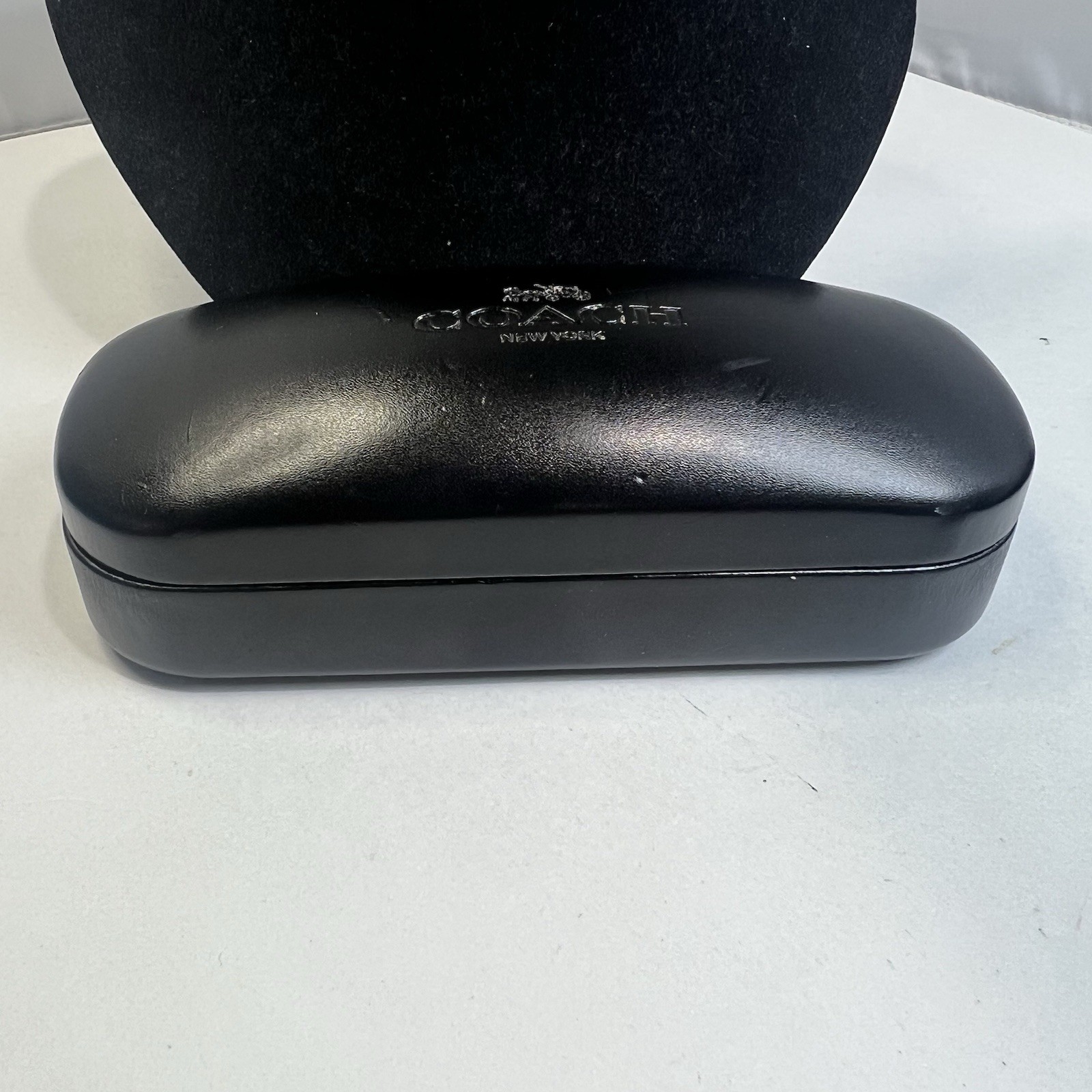 Coach New York Glasses Sunglasses Hard Shell Protective Clam Case