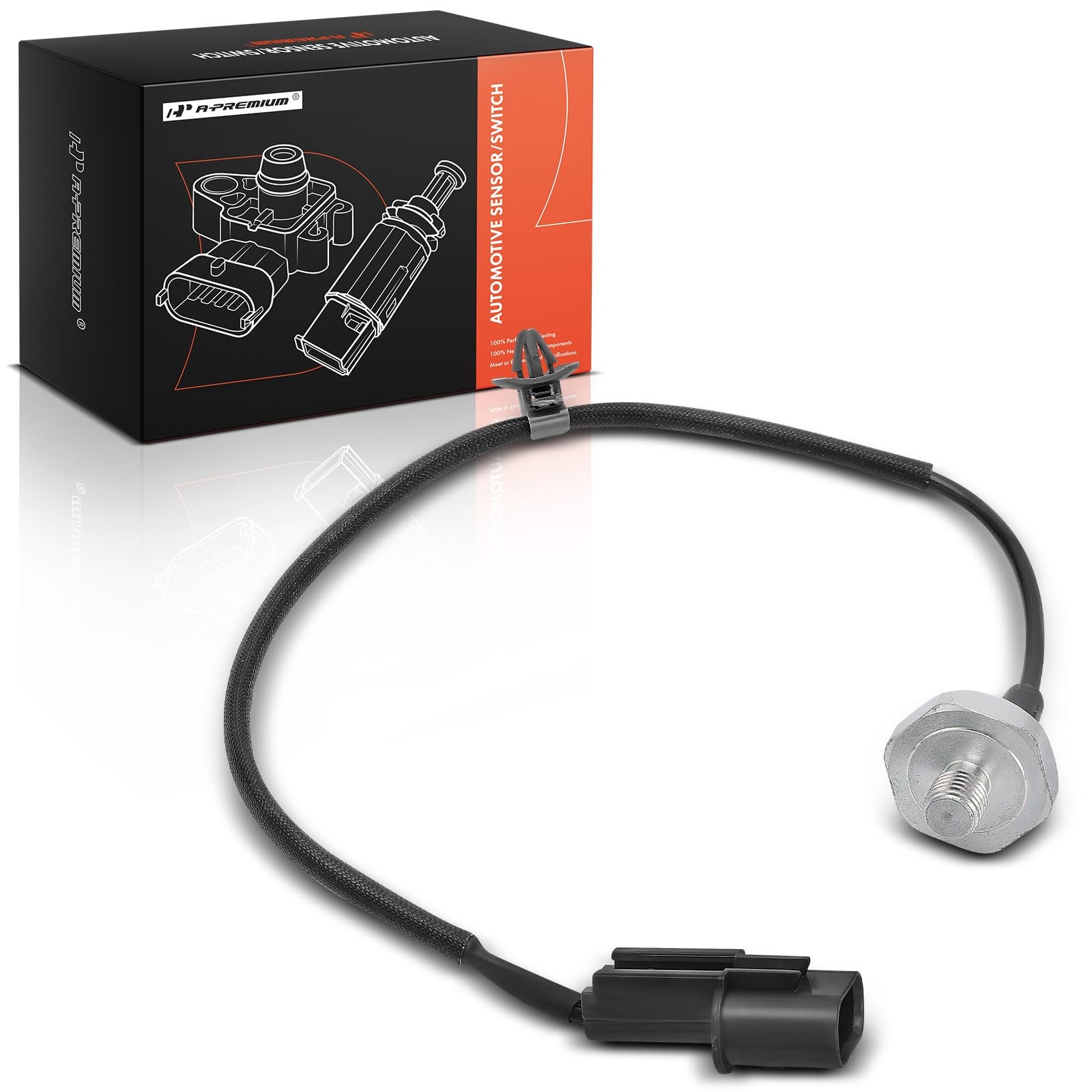A-Premium Ignition Knock Detonation Sensor, Compatible with Mitsubishi