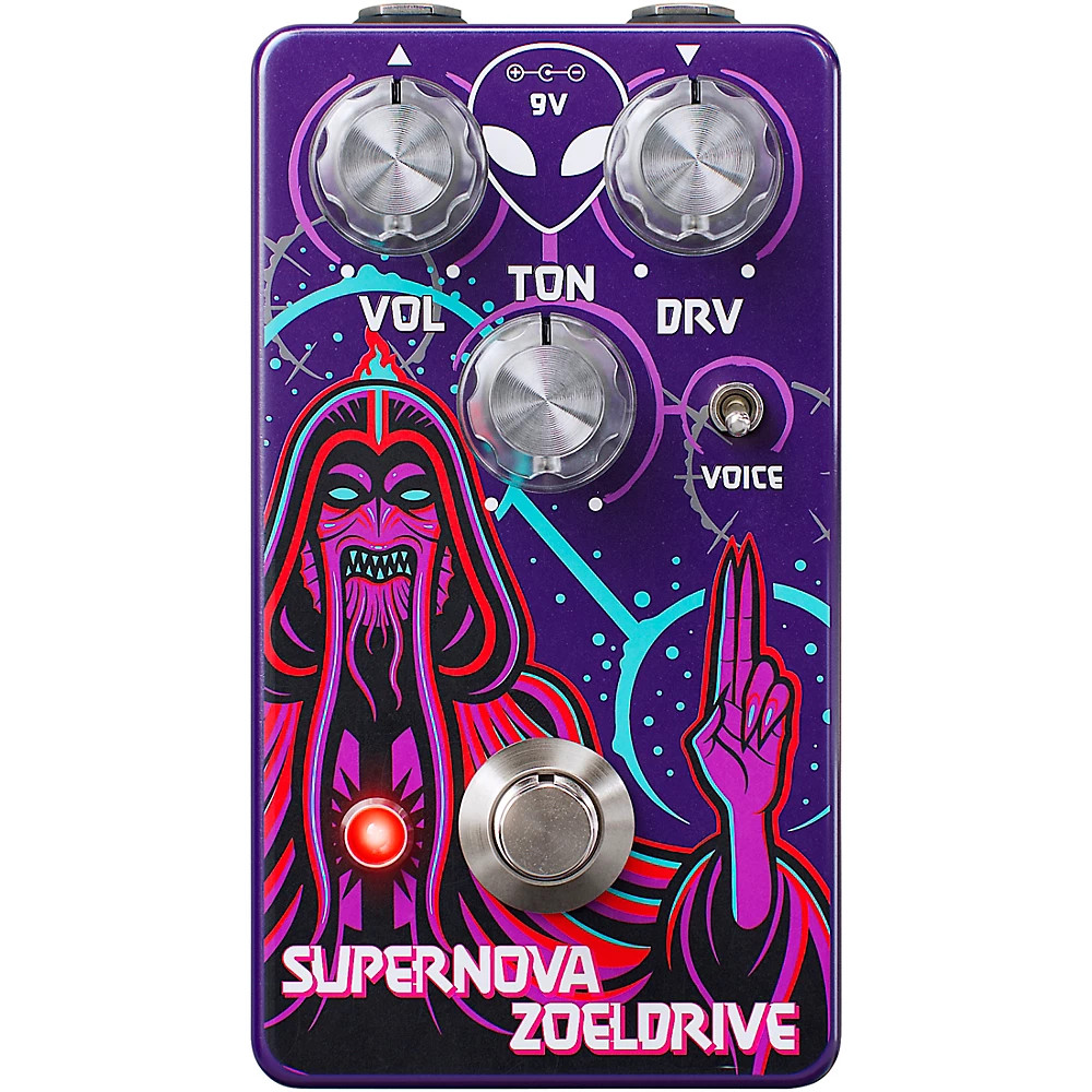 Interstellar Audio Machines Supernova Zoeldrive Tweed Drive Pedal  Purple