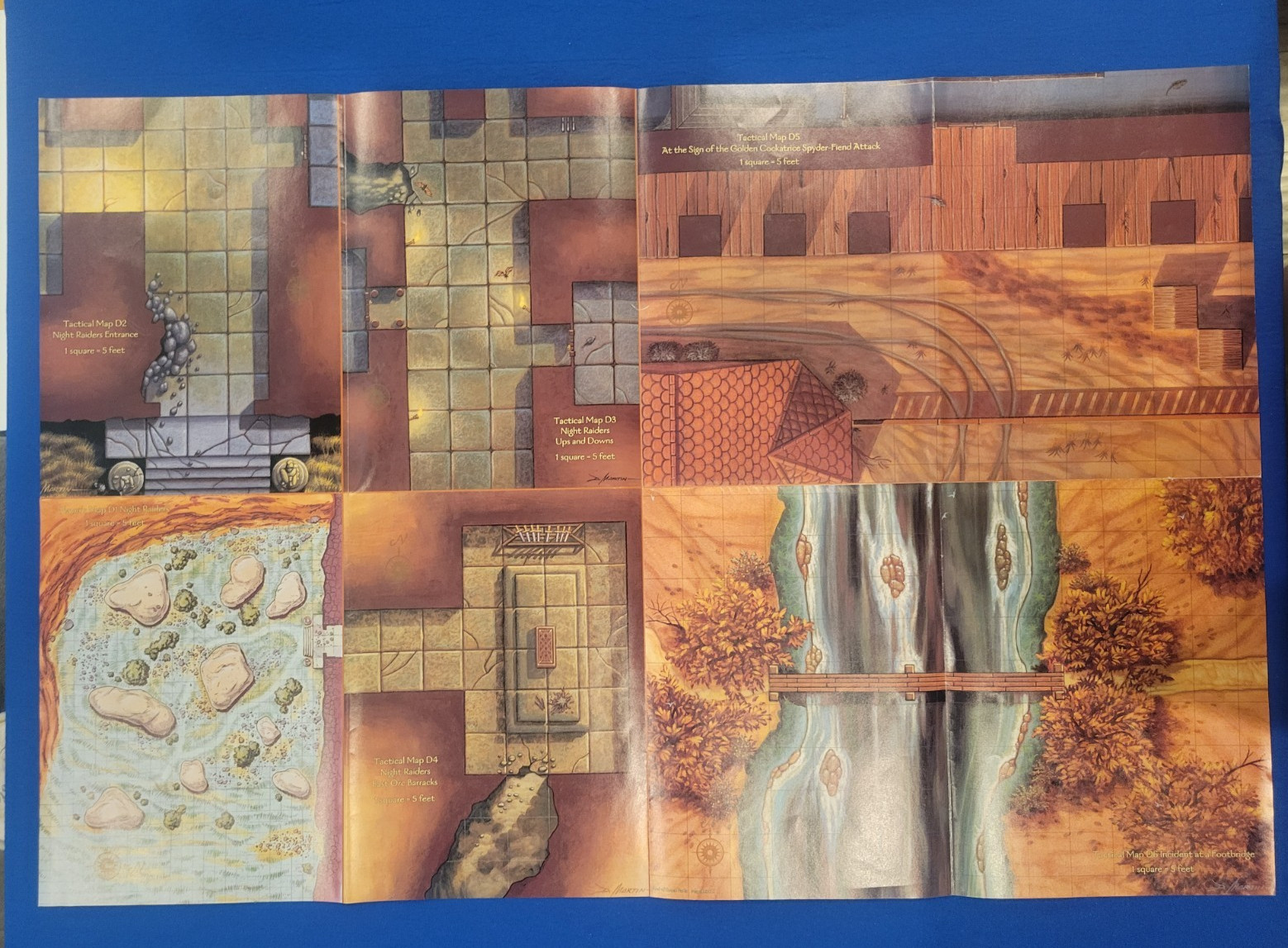 The Rod of Seven Parts Map - AD&D 1145xxx0702