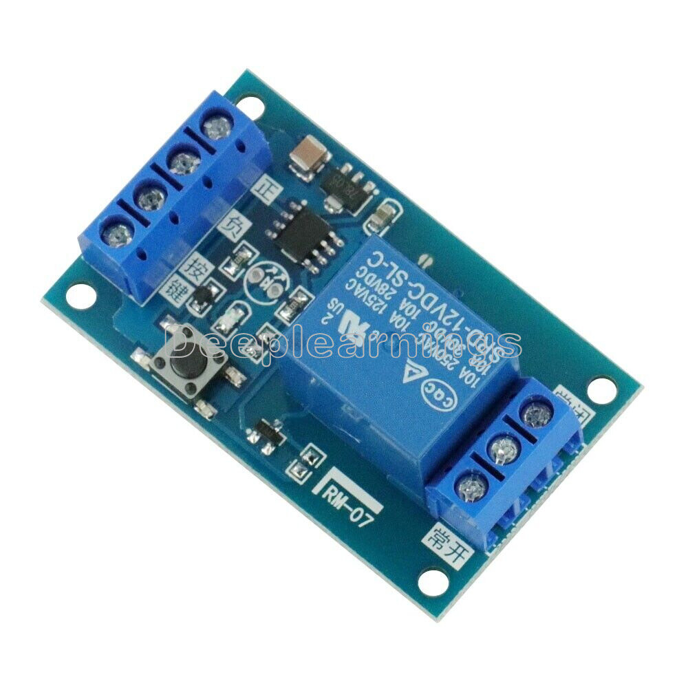 12V Bistable Bond Relay Car Stop Start Self-Locking Modification Switch Module
