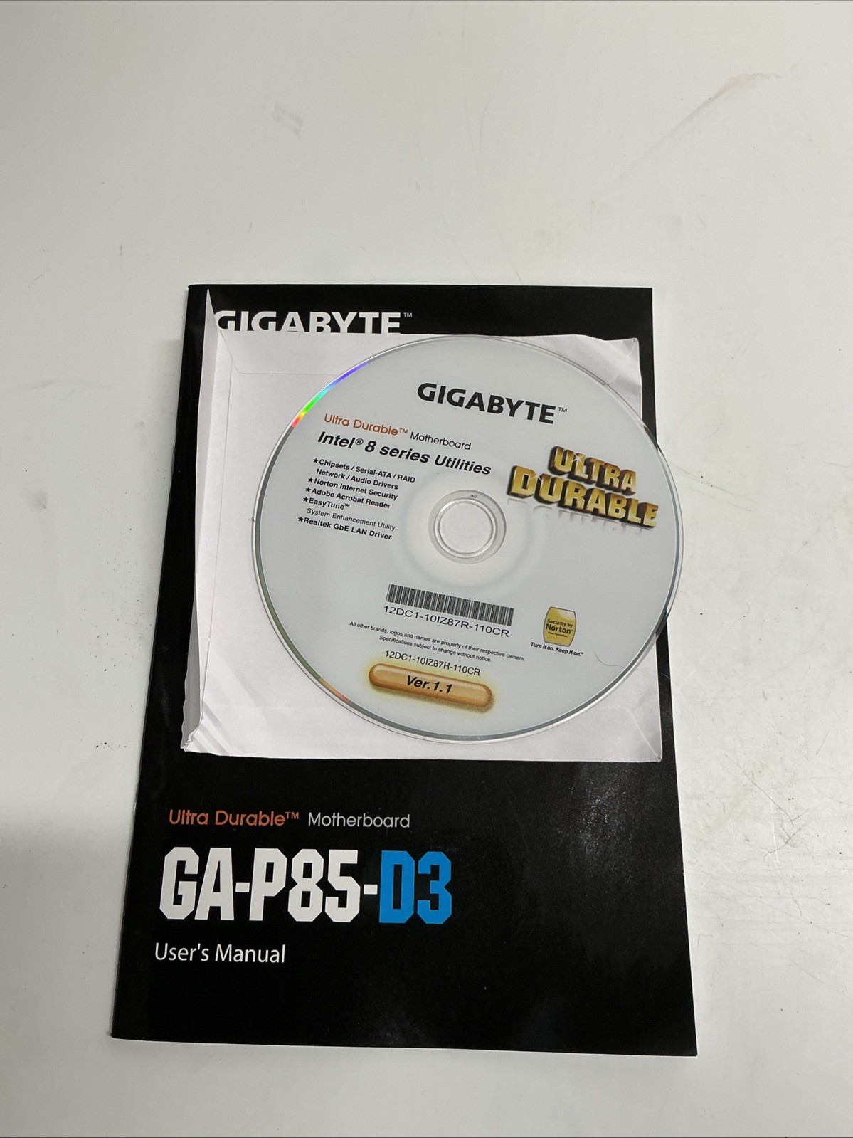 Gigabyte Ultra Durable Intel 8 Serie Motherboard Drivers Utilities CD-ROM AA-941