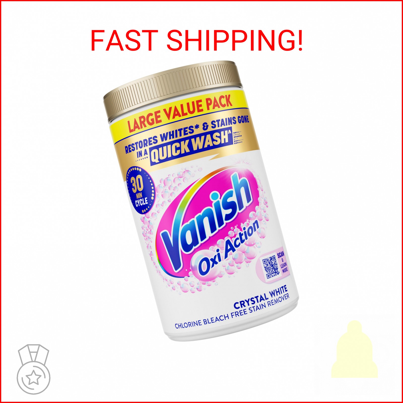 Vanish Oxi Action Powder White 1kg| White Powder| Oxi Action| 1kg