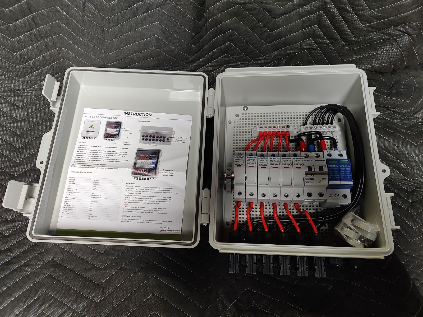 Solar MDJB-6B DC Combiner Box