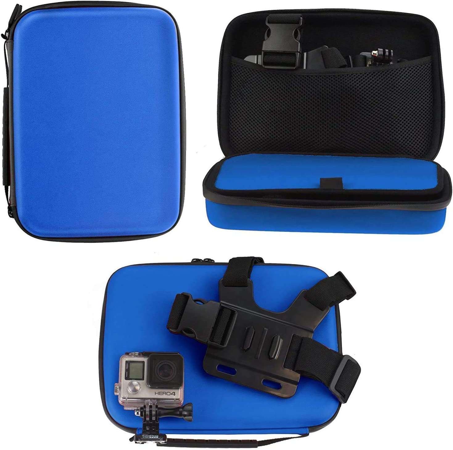 Navitech Blue Action Camera Hard Case For Sunstech ACTIONCAM 5