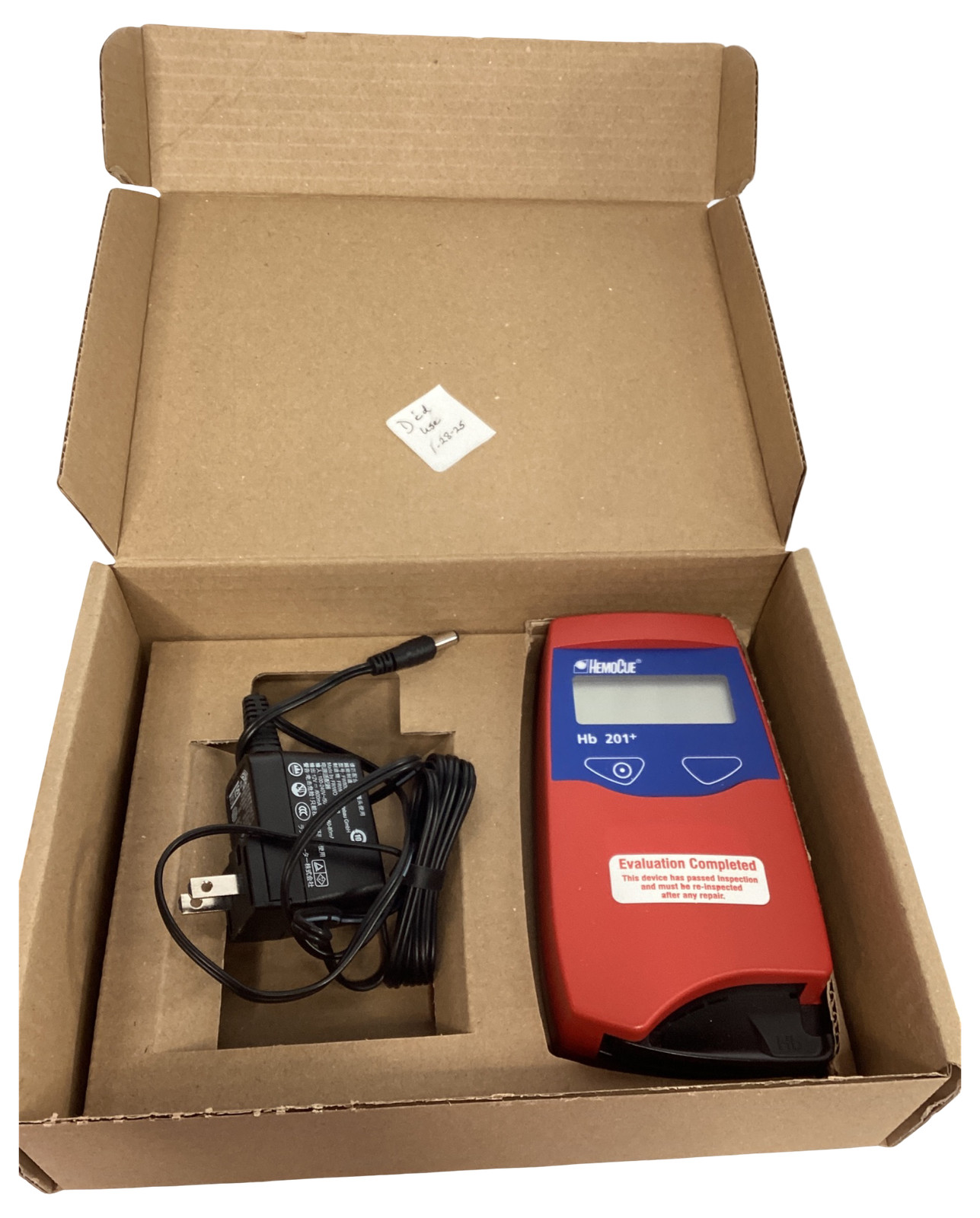 HEMOCUE HB 201+ HEMOGLOBIN ANALYZER W/ AC ADAPTER