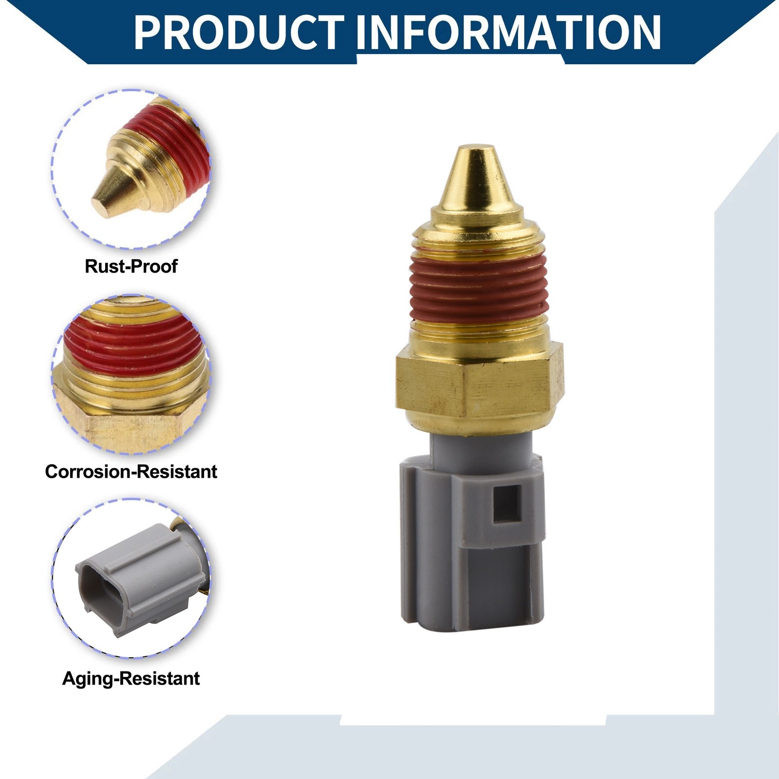 F65Z-10884-AA Engine Temperature Sensor Replacement for Ford Expedition SUV