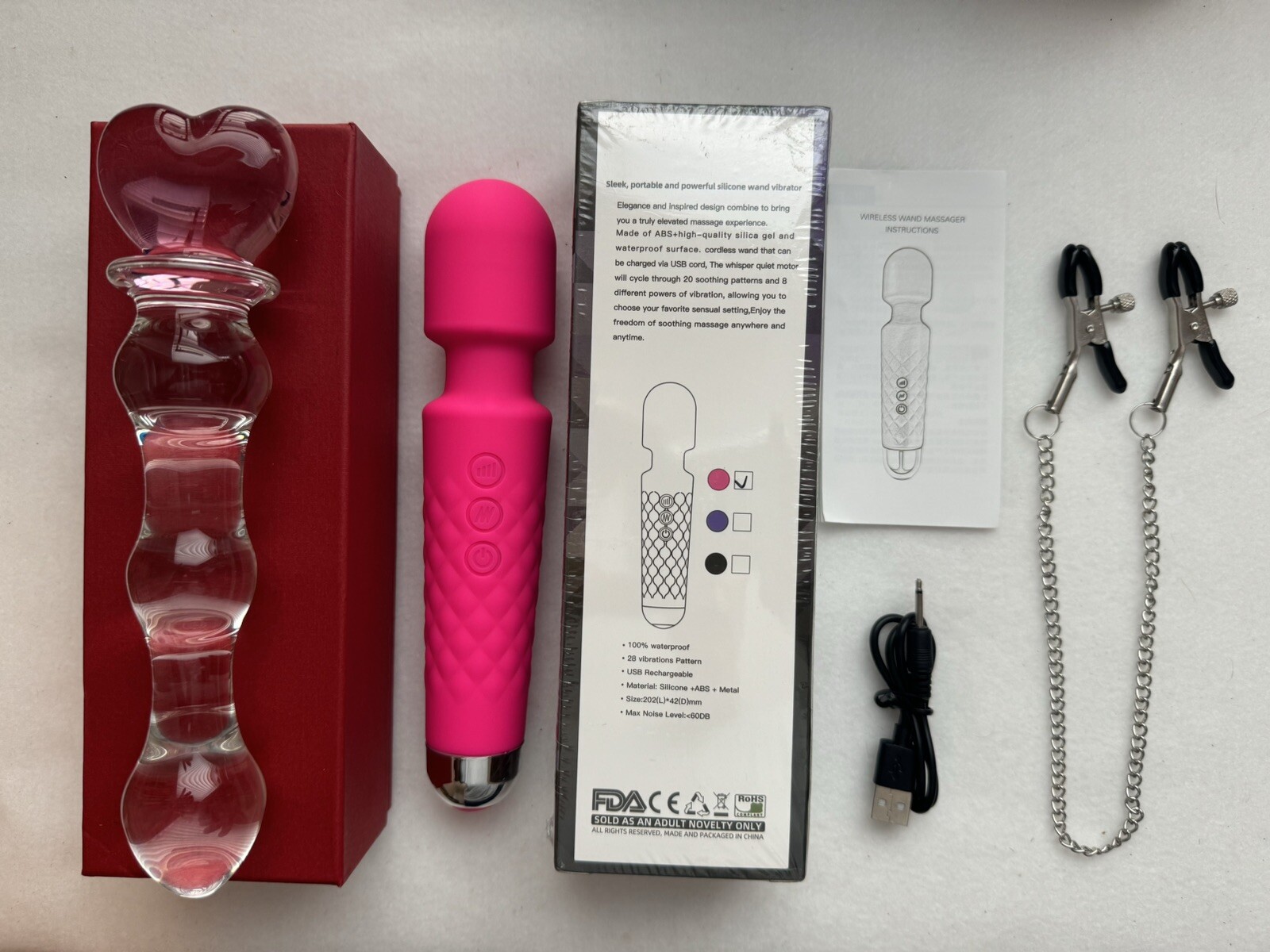 3 Piece Vibrator Set Best Seller Water Proof Perfect Addition To Your Toy Box