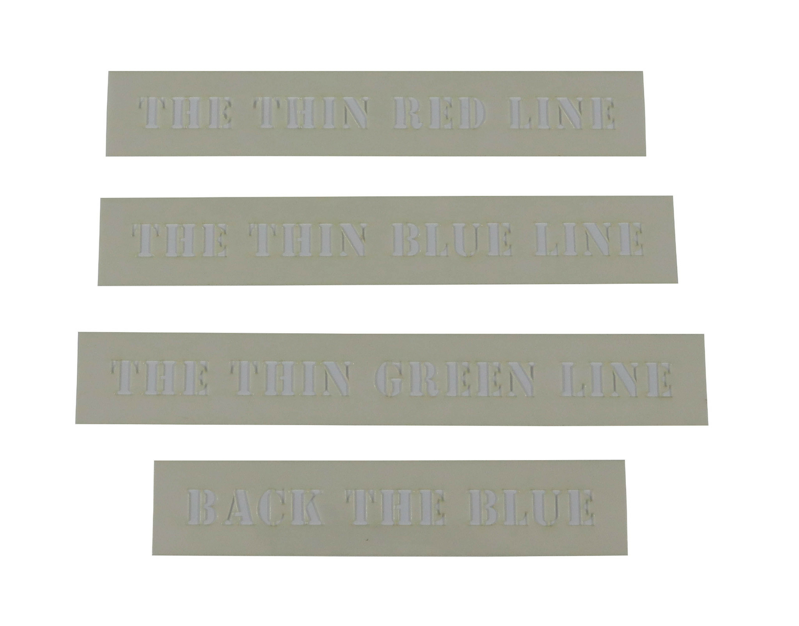 Flag Message Border 4 Piece Stencil Set-Small-14 Mil Mylar