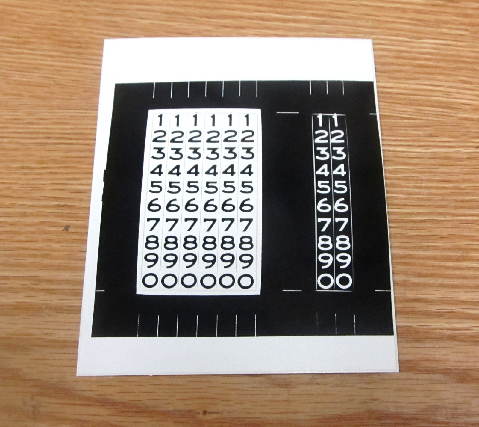 1955 1956 CHEVY SPEEDOMETER ODOMETER DECALS ** USA MADE **