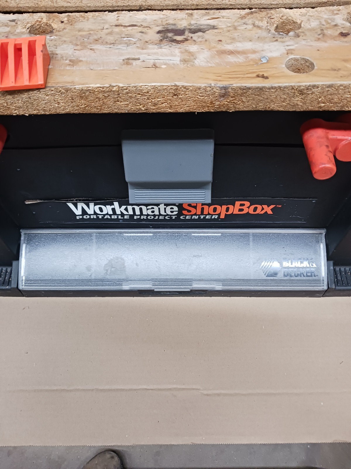 Black & Decker WORKMATE Shop Box Portable Project Center w/ 4 Peg Stops - Nice