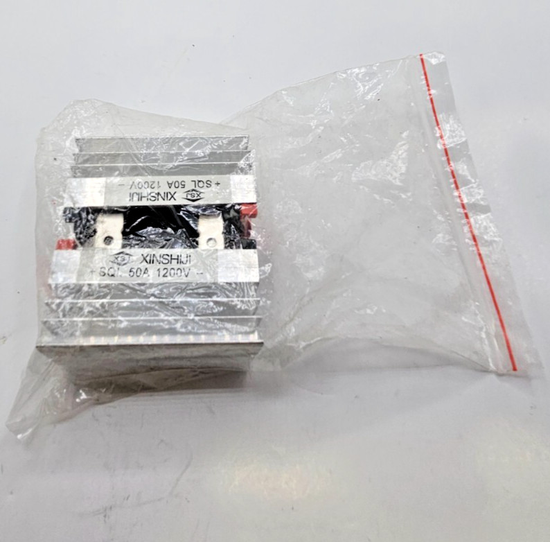(QTY 6) XINSHIJI SQL 50A 1200V Bridge Rectifier Module GS03371 PFB10187198
