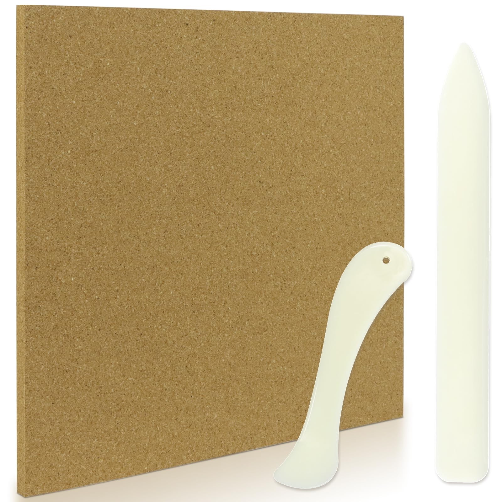 DLOnline Stained Glass Supplies - Heat Resistant Work 12"L x 12"W, Brown