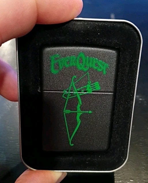 Everquest Ranger Zippo Lighter Vintage EQ 2003 **RARE** MNIB