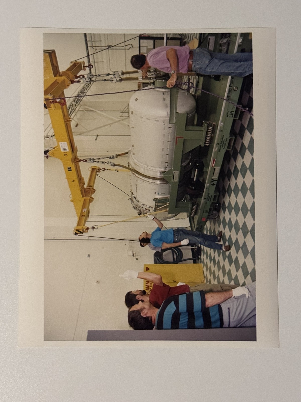 NASA CRISTA Spectrometers Prepared Shuttle Mission Press Photo