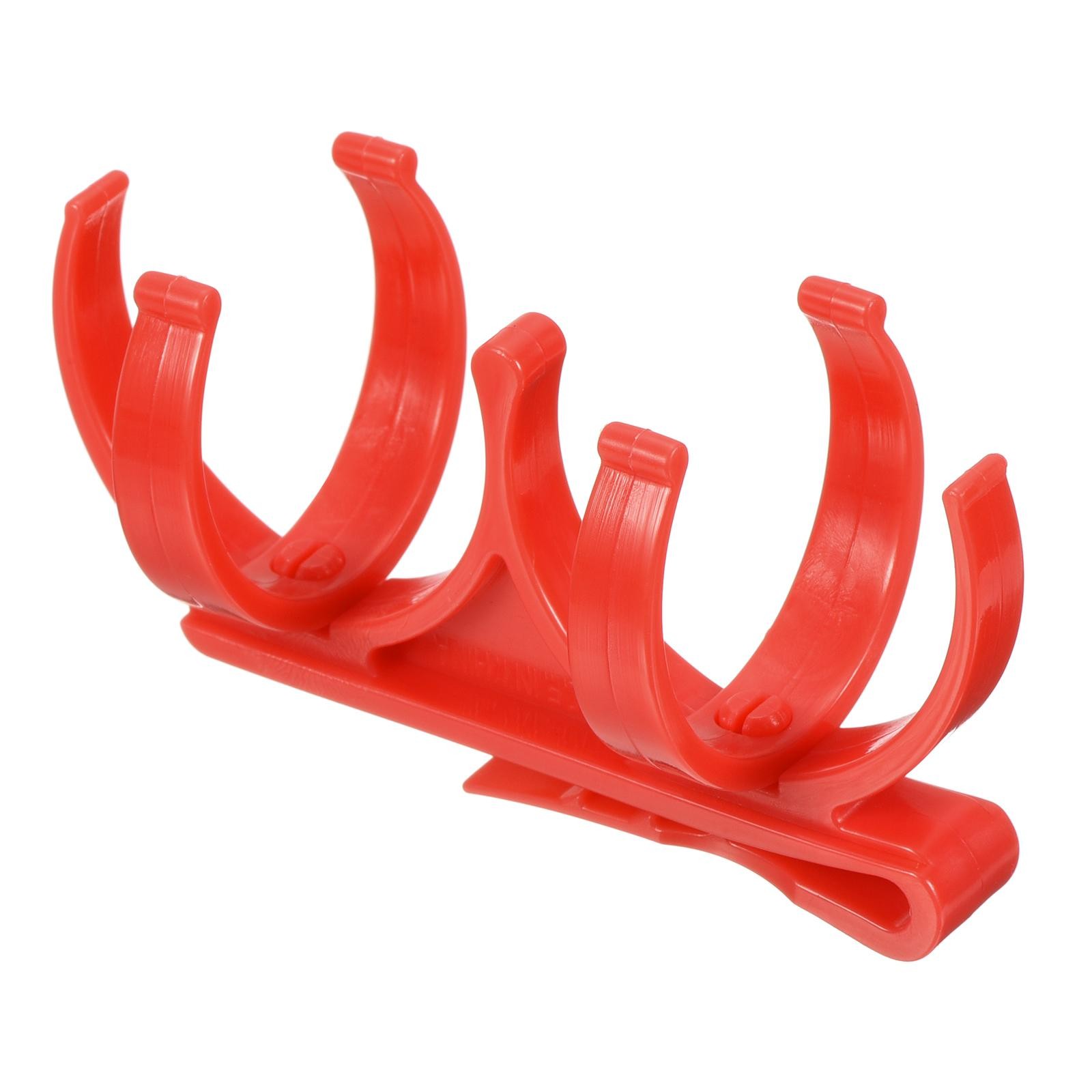 Golf Ball Holder Plastic Foldable Golf Clip for Ball Games Training Red