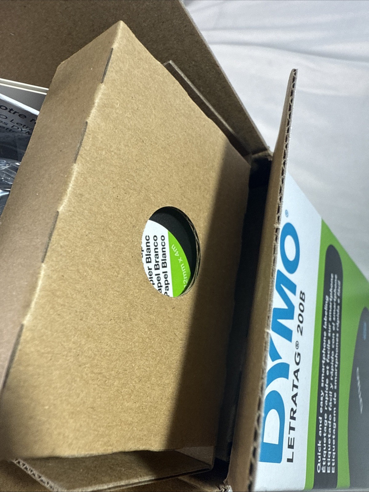 DYMO Letratag 200B Bluetooth Label Maker w/ 2 Pack Assorted Label NEW Open Box