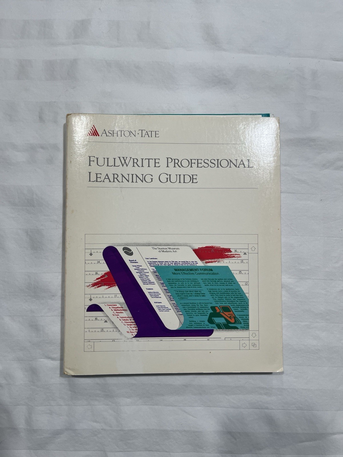 Vintage Mac Apple Software Ashton Tate FullWrite Professional. Complete