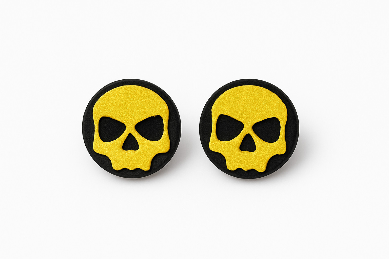 JT Proflex Plugs -  Gold Skull - 1 Set