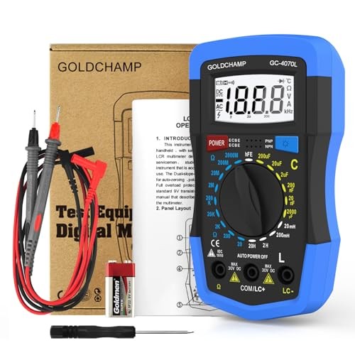 Capacitor Tester000pF~00uF00~000M0 0hm Multimeter | Capacitance Meter, 2