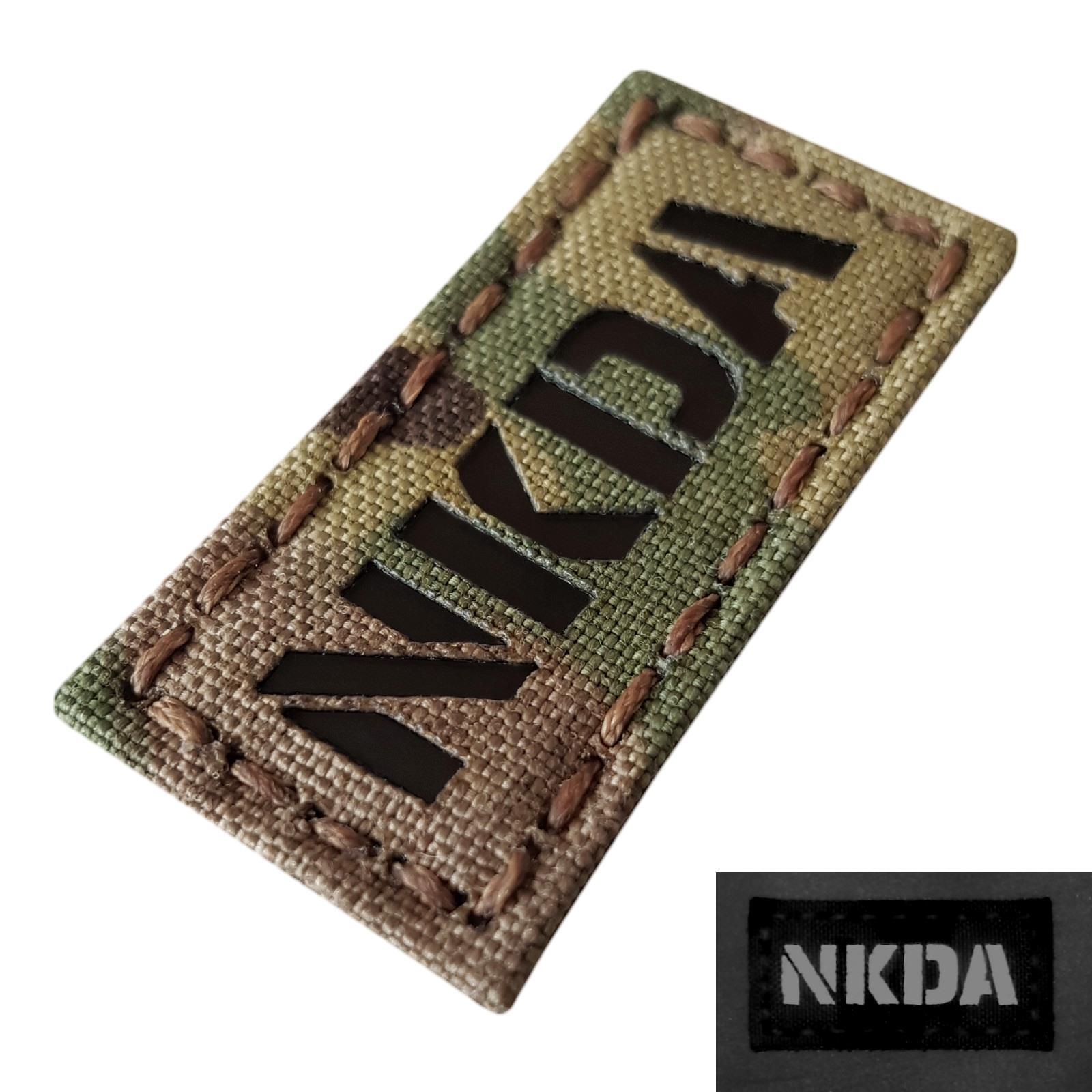 IR NKDA infrared NKA multicam morale 1x2 tactical IFF laser hook patch