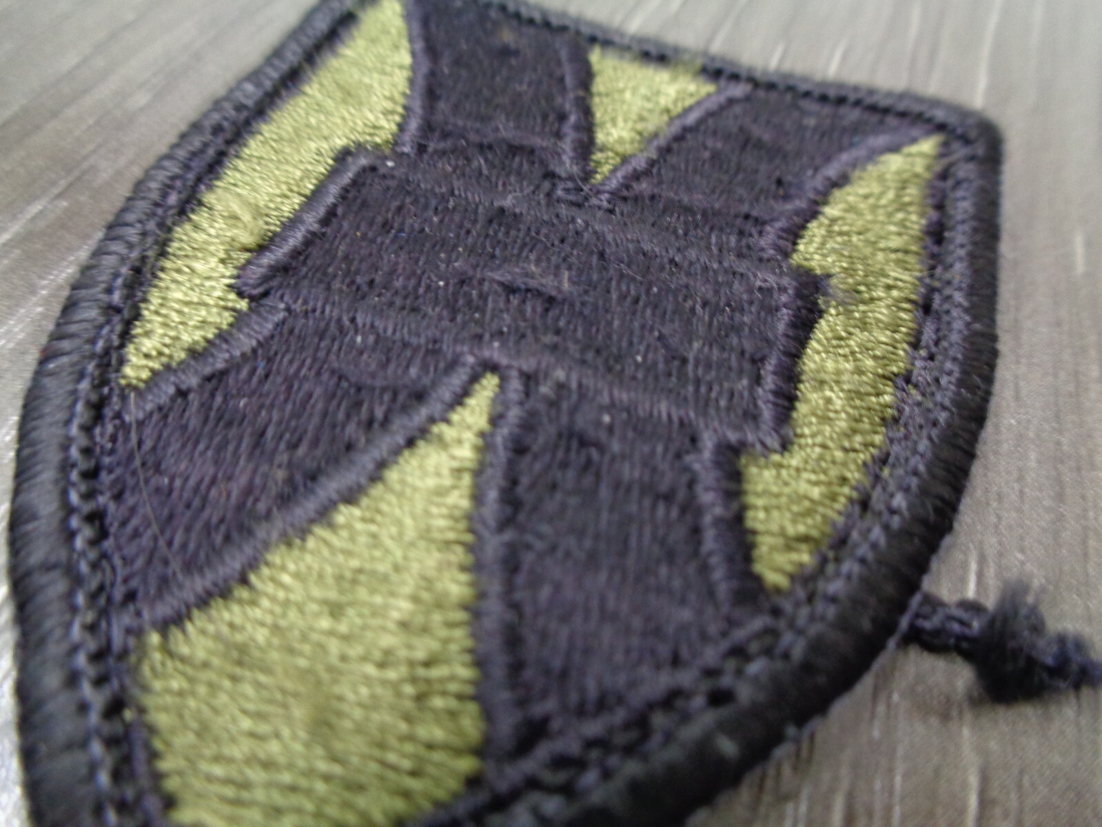 US Army 21st Sustainment Command Patch, Subdued. Vietnam issue