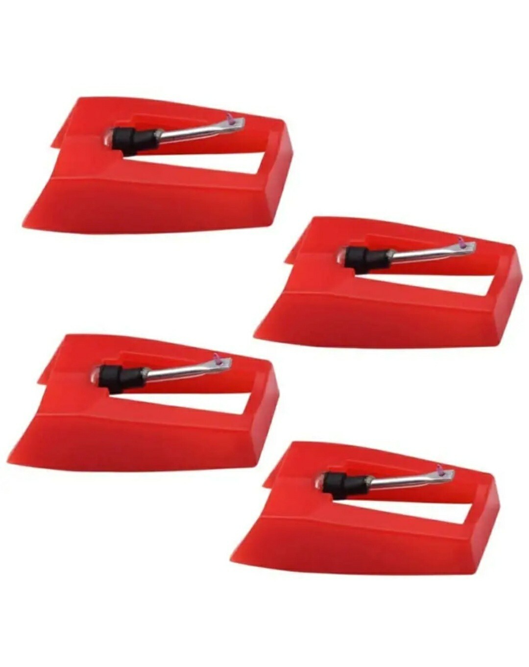 4 Pack Ruby Record Player Needle Turntable Stylus Replacement for ION Jenson Cro