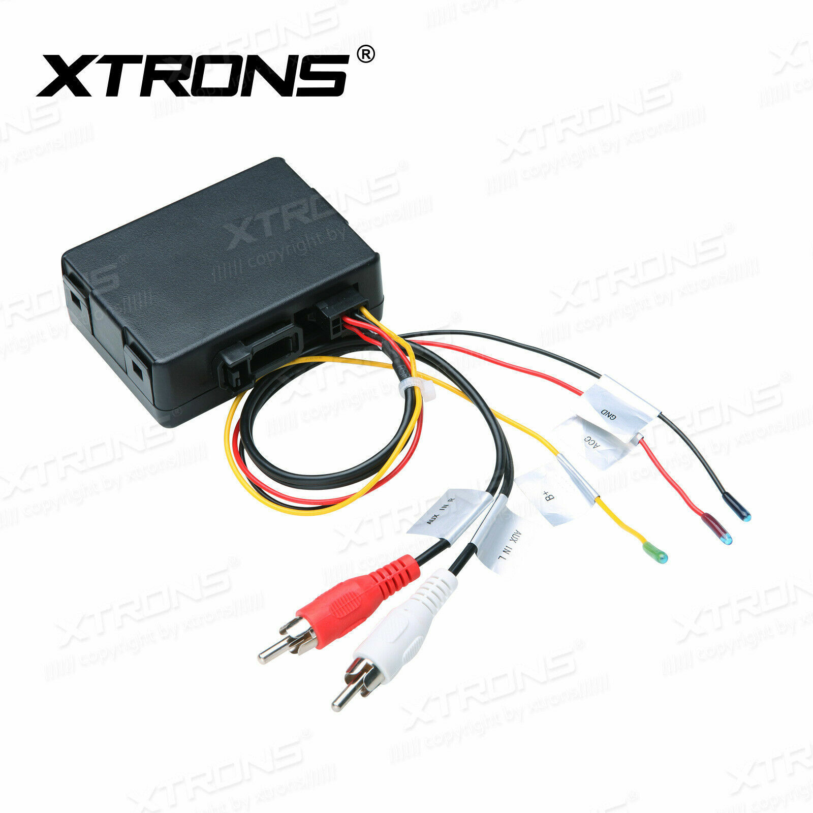 XTRONS Car Optical Fiber Stereo Decoder Box Adapter for BMW E46 E39 E53 E90-E93