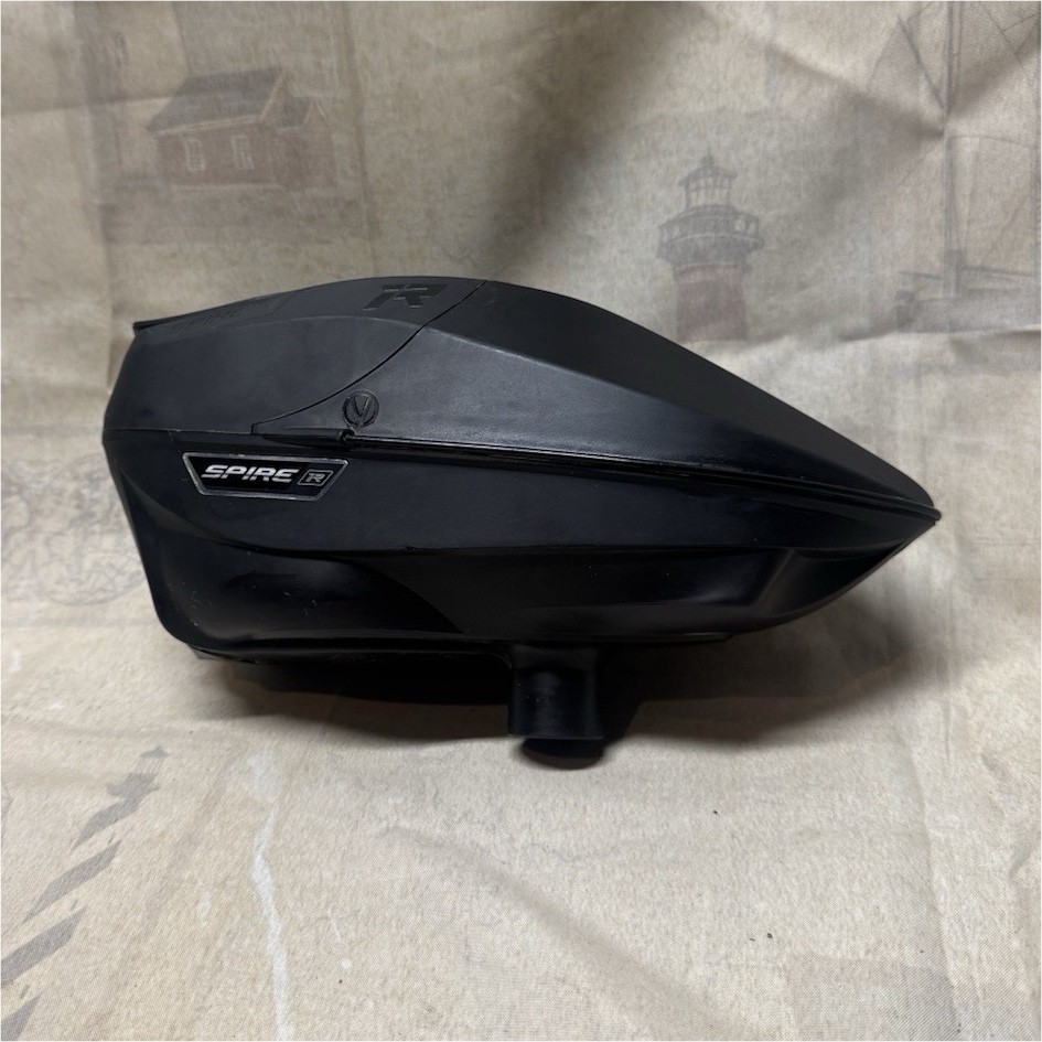Virtue Spire IR Paintball Hopper Loader w/ Feedneck Flip-Top Lid Black