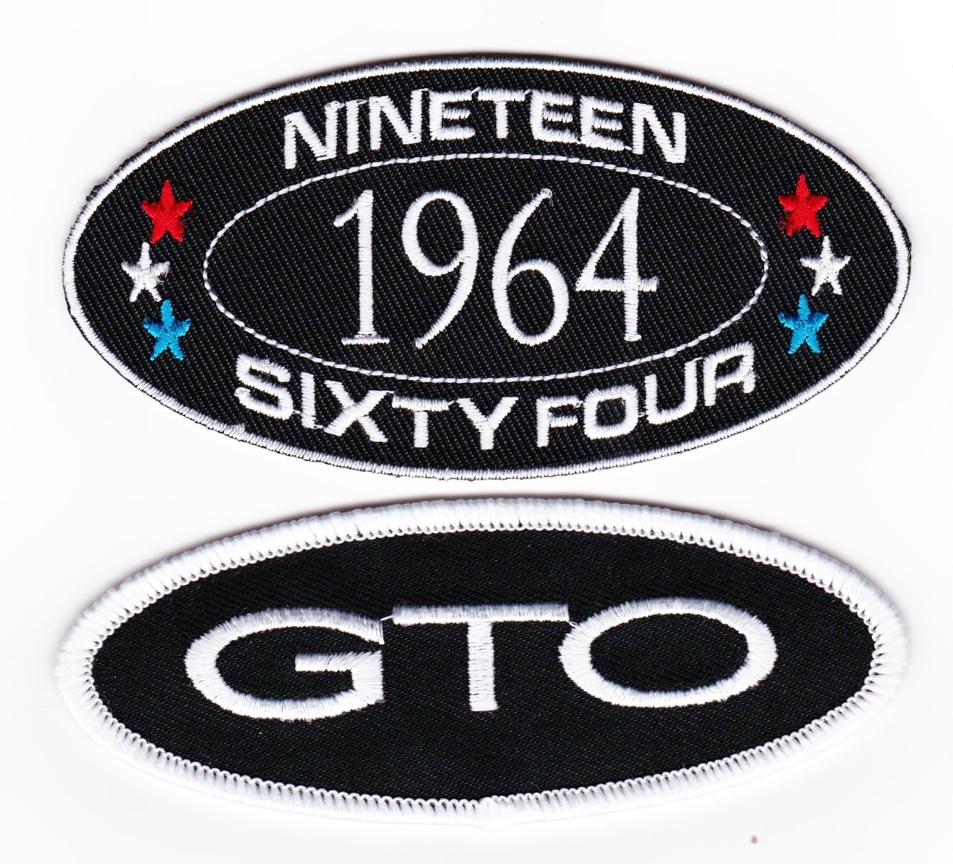 1964 PONTIAC GTO SEW/IRON ON PATCH EMBROIDERED BADGE EMBLEM THE JUDGE 1967 1965
