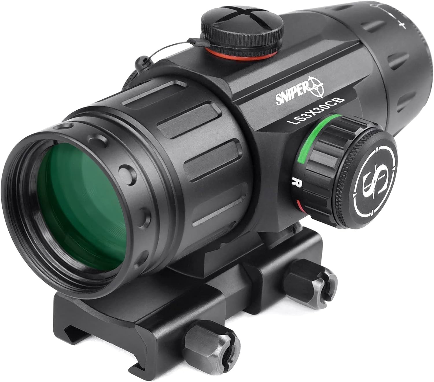 3X Prism Scope GIII LS3X30 Red/Green Illuminated Reticle 3X30mm Prism Scope