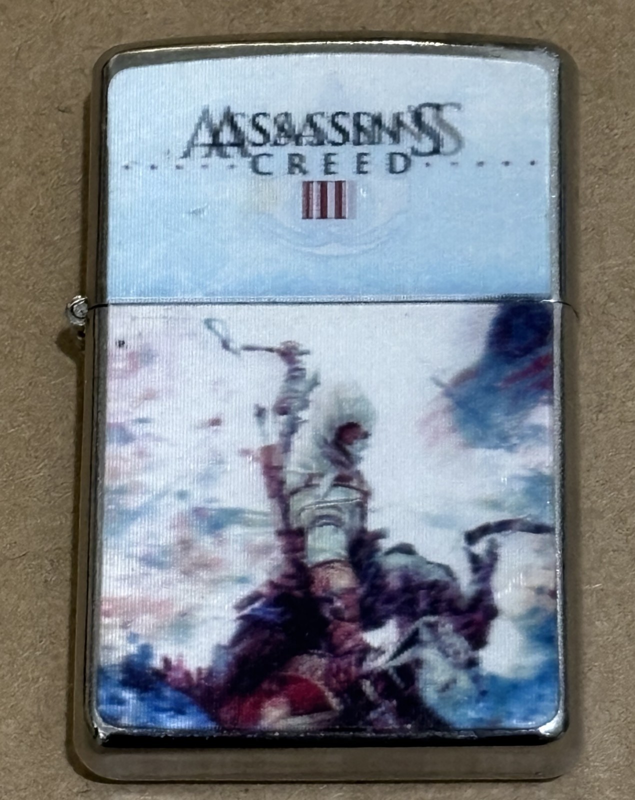 Unbranded Assassin’s Creed III Lighter (Unused, Working Condition)