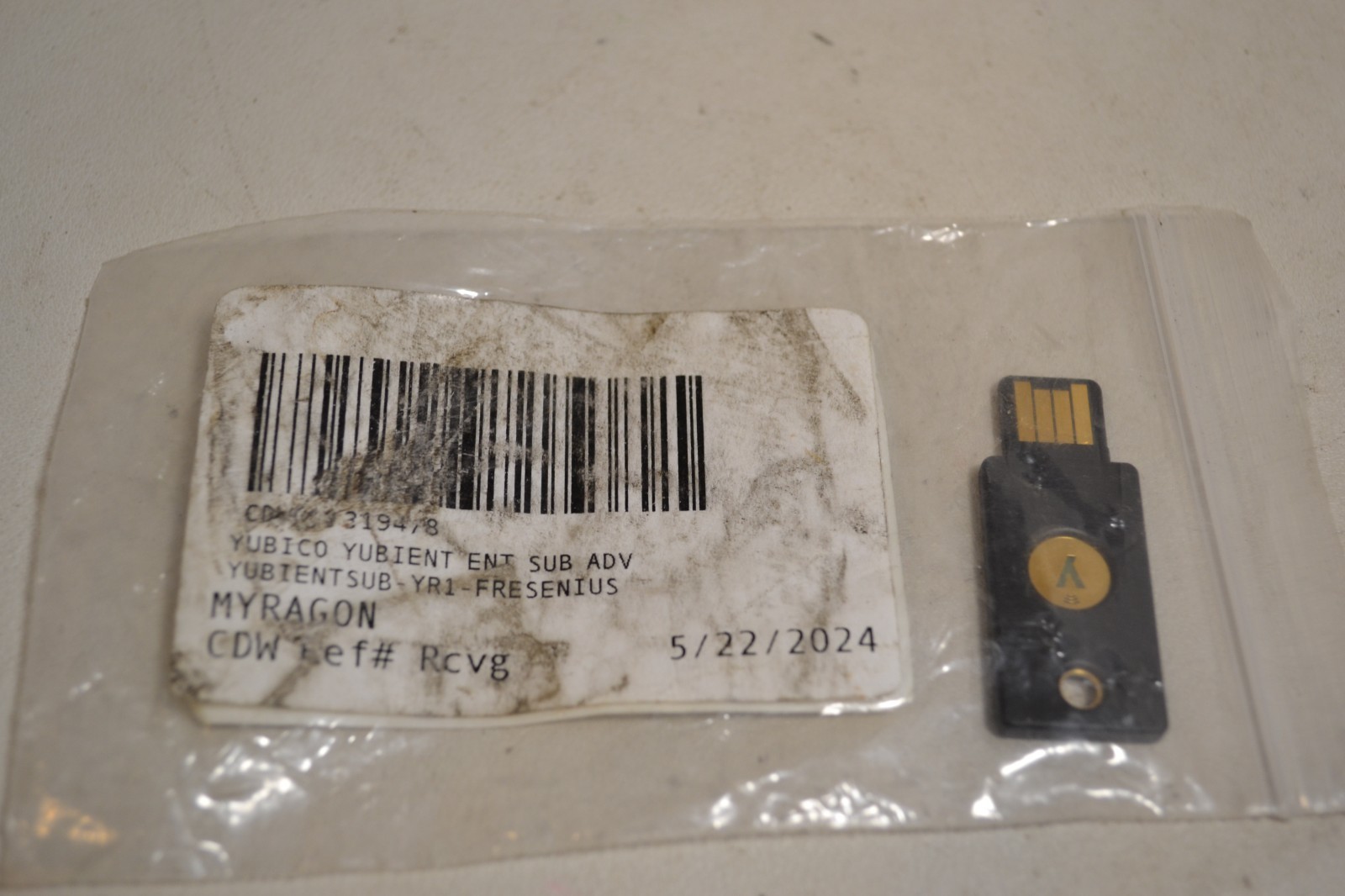 Yubico - YubiKey - Two-Factor authentication (2FA) Security Key