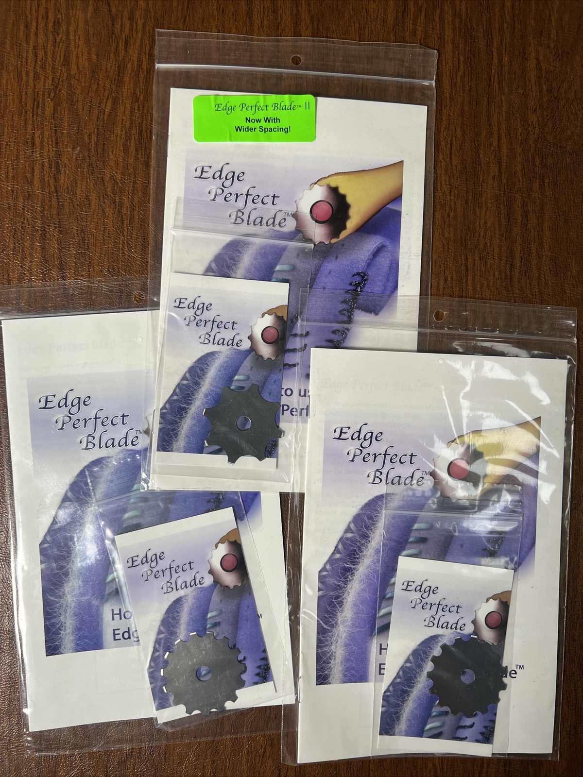 QTY 3 Edge Perfect Blades for Quilting by Pattie Otto 3 Blades FREE SHIPPING