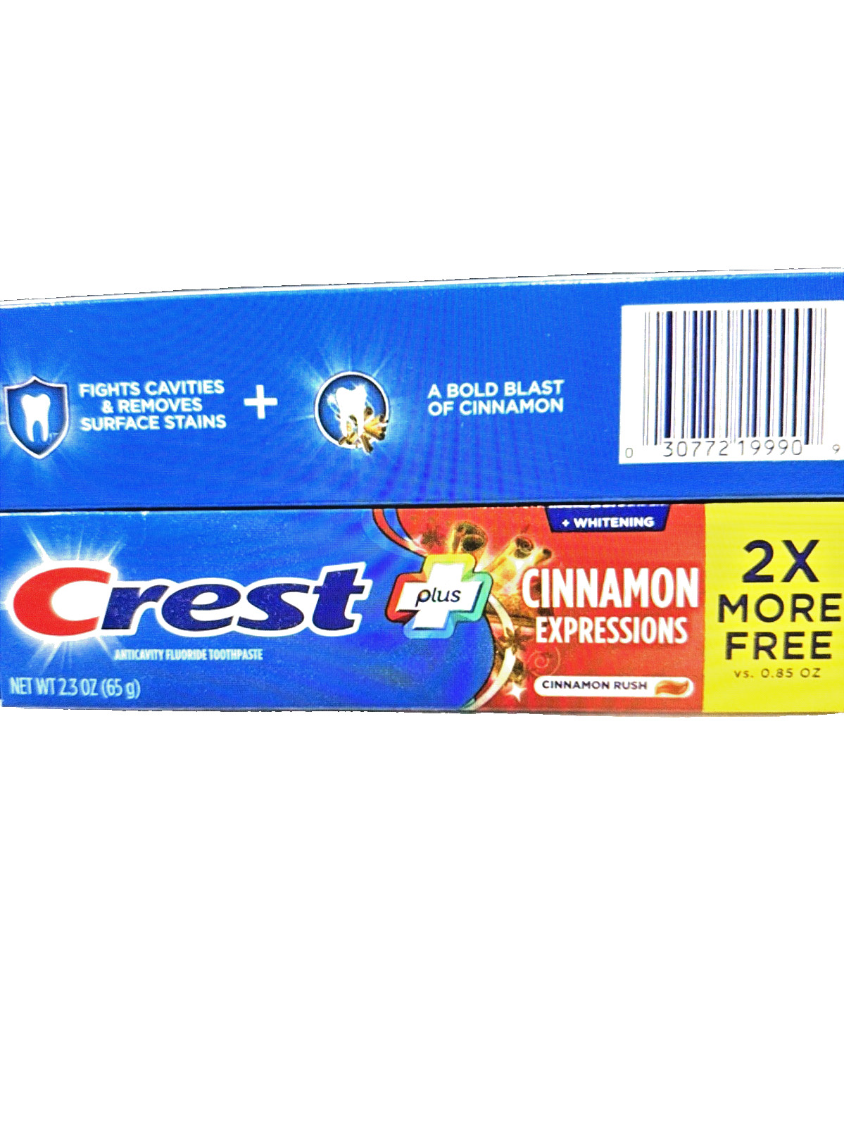 16 CREST Plus Cinnamon Expressions CINNAMON RUSH + Whitening Toothpaste 2.3 oz