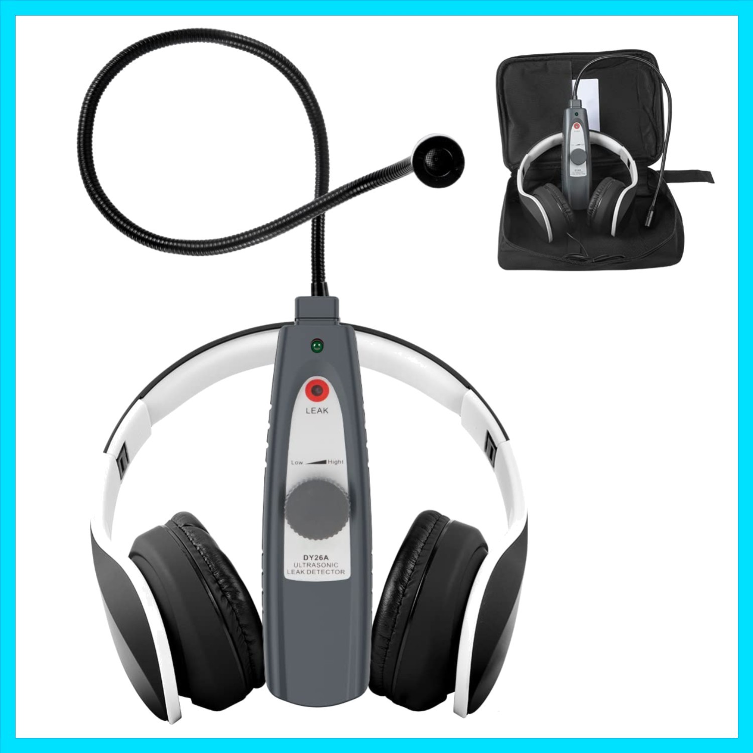 Ultrasonic Leak Detector 40KHz±2KHz Air Leak Detector Sensitivity Adjustable ...