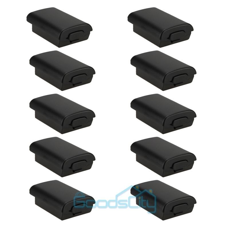 10 Pack AA Battery Back Cover Case Shell Pack For Xbox 360 Wireless Controller