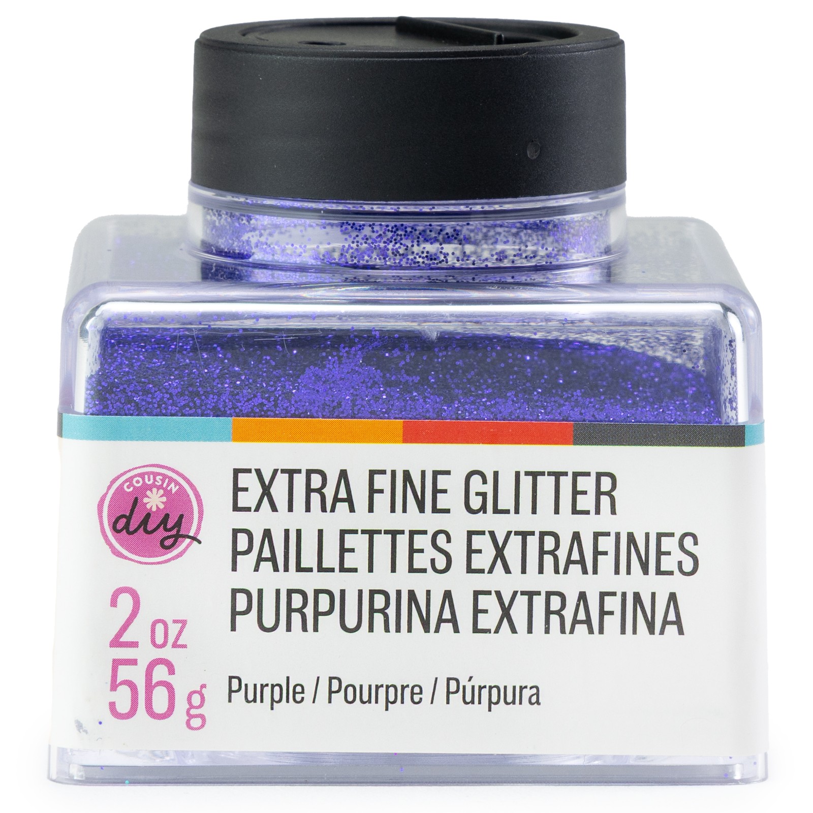 CousinDIY Glitter Stacker 2oz-Purple