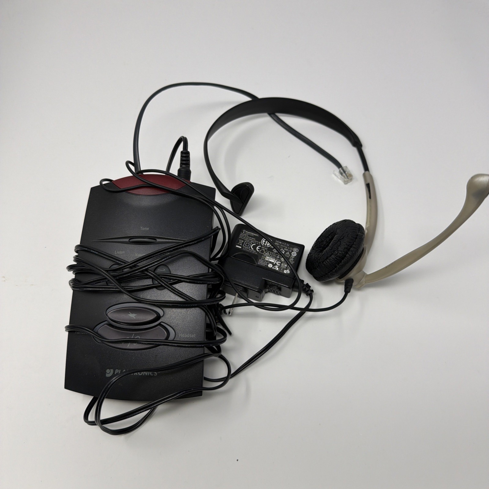 plantronics wired headset