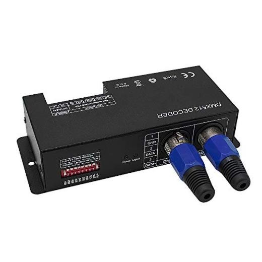 High Power Dmx Led Controller Led DMX 512 Decoder Dimmer Driver DC12V 3 Channel