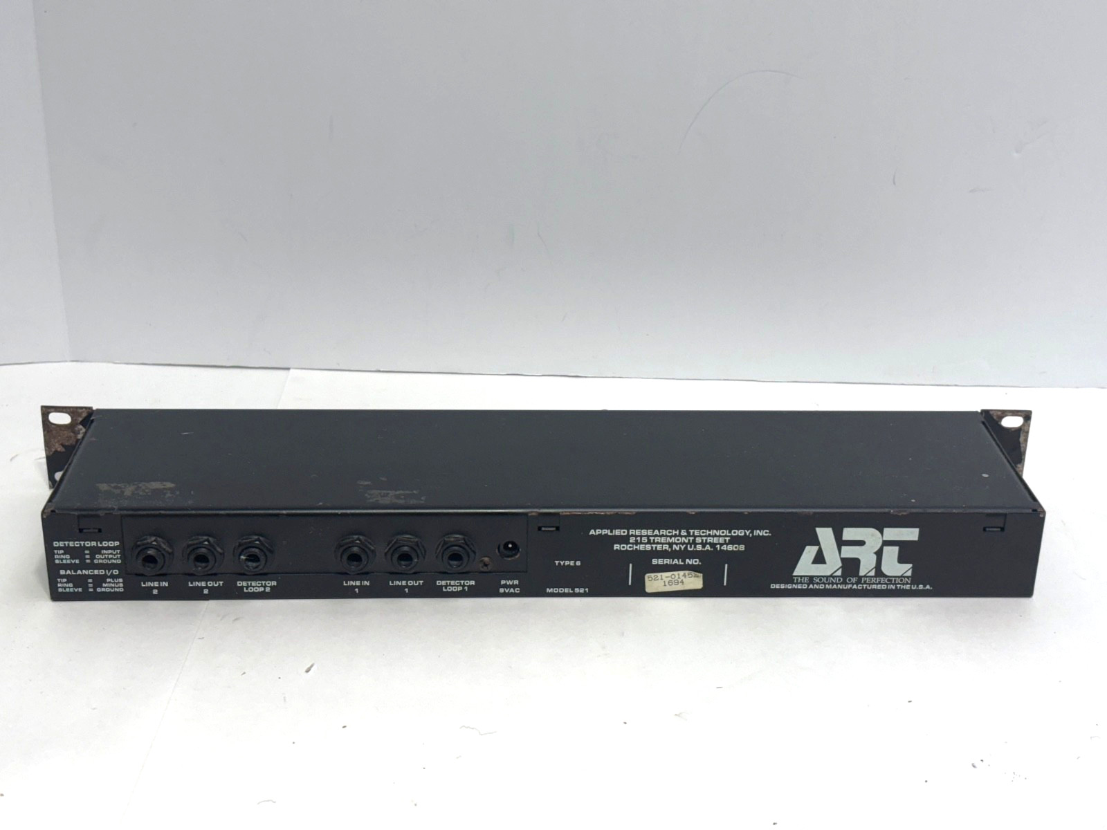 ART CS2 2-Channel Compressor / Limiter / Gate – Rackmount 1U