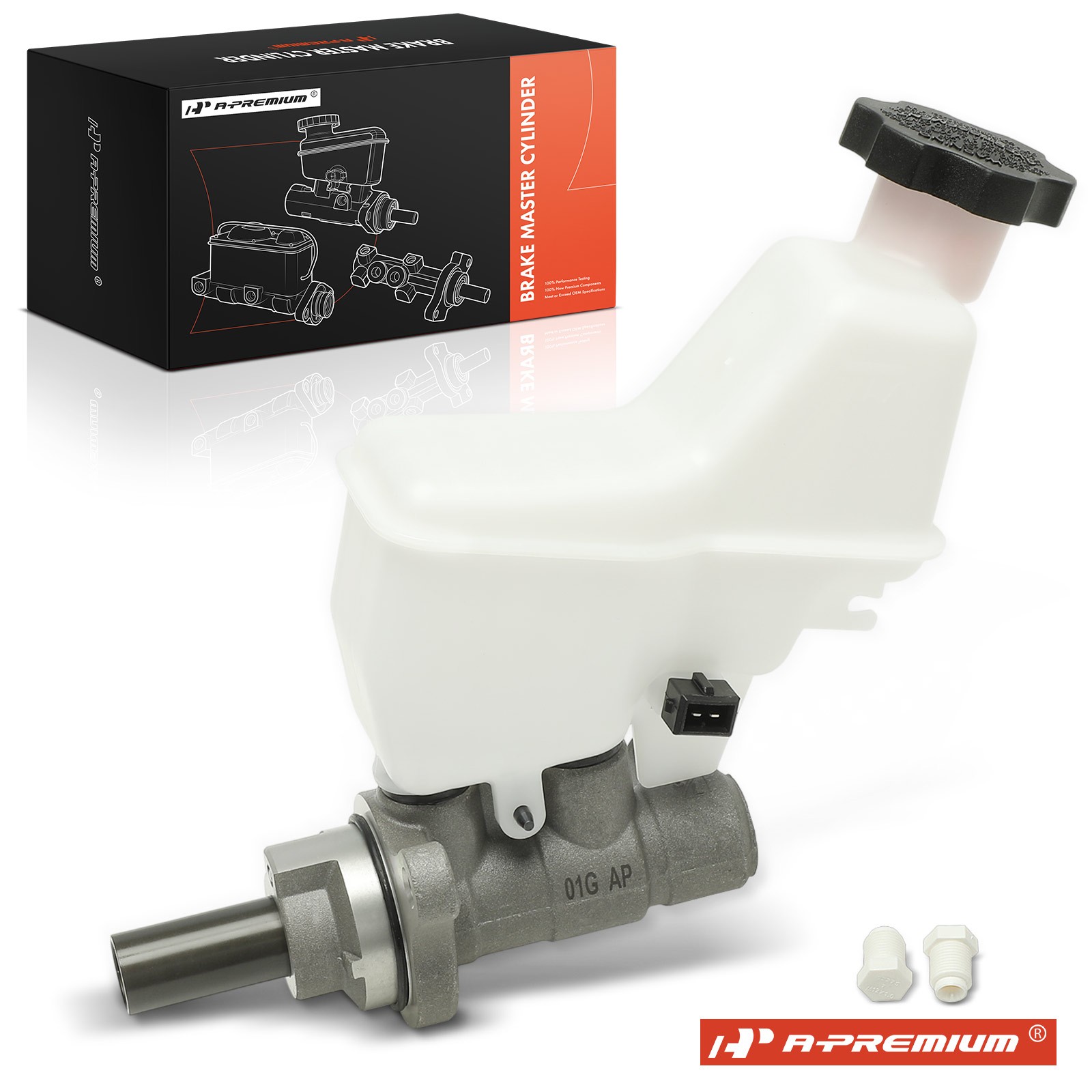 A-Premium Brake Master Cylinder with Reservoir & Sensor for Hyundai Sonata 15-19