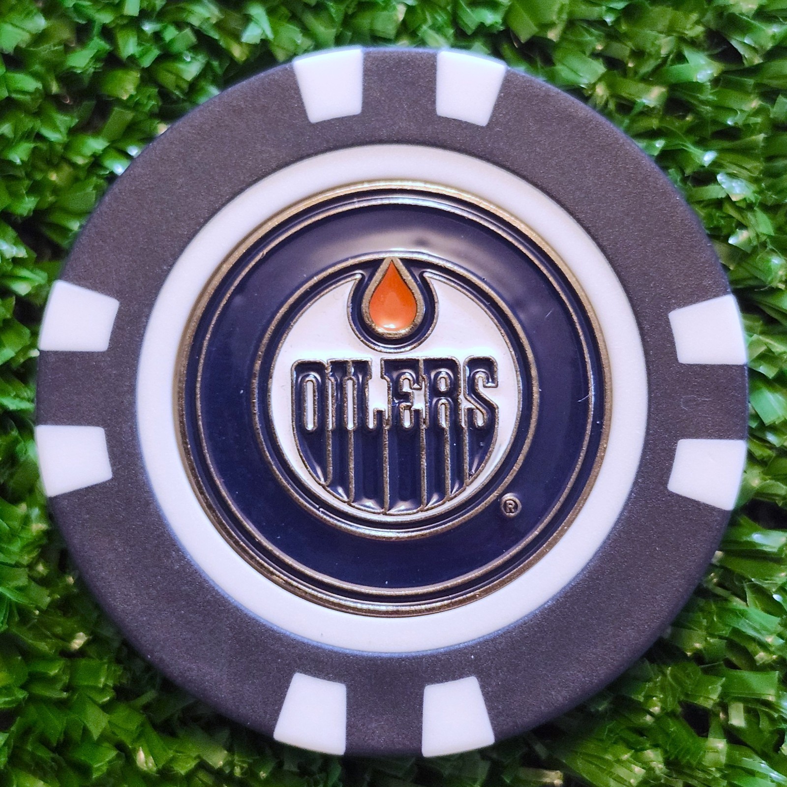 NHL Edmonton Oilers Golf Ball Marker Magnetic Poker Chip New