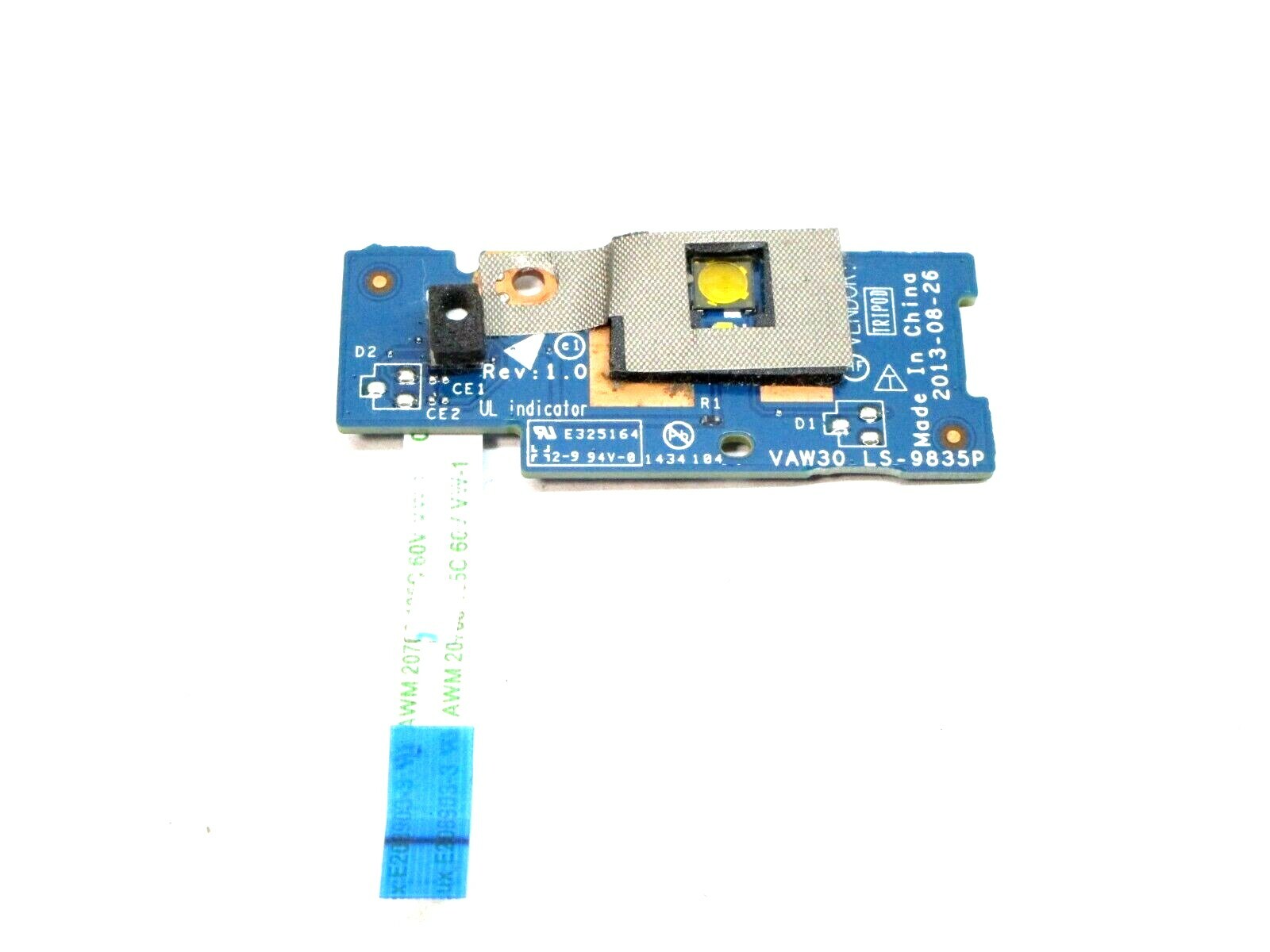 Dell OEM Latitude E5540 Power Button Circuit Board+Cable IVD04 LS-9835P VAW50