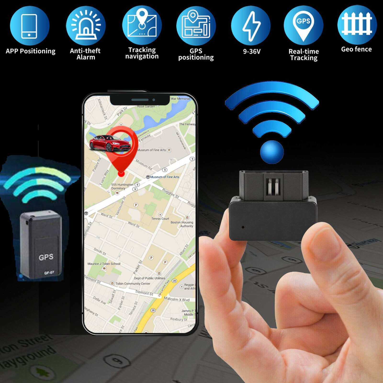 OBD2 GF07 GPS Tracker Real Time Vehicle Tracking Device GPRS Car Auto Locator US