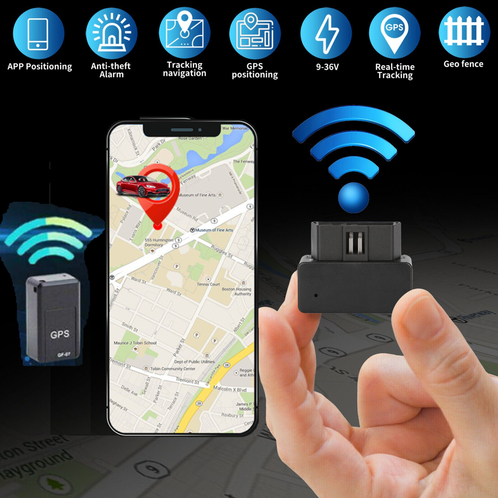 OBD2 GF07 GPS Tracker Real Time Vehicle Tracking Device GPRS Car Auto Locator US
