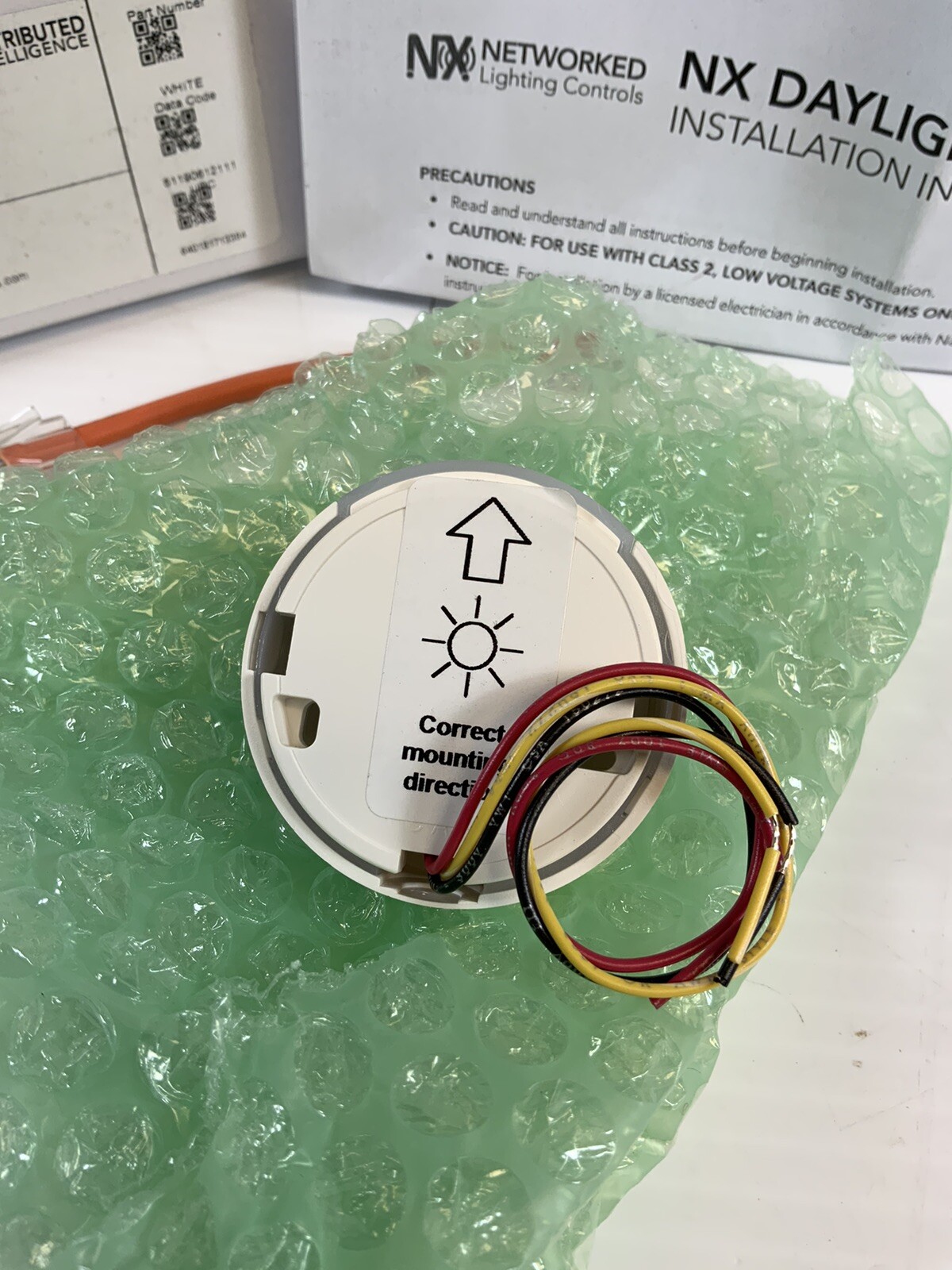 New HUBBEL NXDS NXT Daylight Sensor