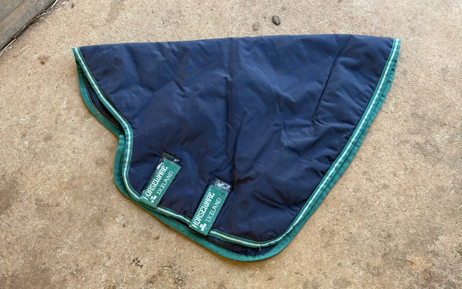 Horseware of Ireland Rambo Neck cover Navy With Green Trim