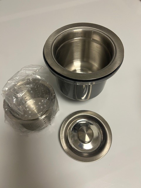 Kraus BST-2 Stainless Steel Basket Strainer NEW-Open Box